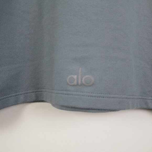 ALO CROP FINESSE LONG SLEEVE TOP - Picture 8 of 14